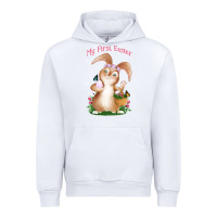 White Babies First Easter Girls Urban Hoodie - Jasminsmagicworld