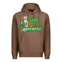 Chestnut st.patricks one lucky nurse Premium Hoodie - BarkalooDesign