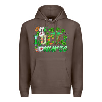 Coffee st.patricks one lucky nurse Premium Hoodie - BarkalooDesign