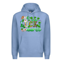 Colony Blue st.patricks one lucky nurse Premium Hoodie - BarkalooDesign