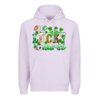 Lilac st.patricks one lucky nurse Premium Hoodie - BarkalooDesign