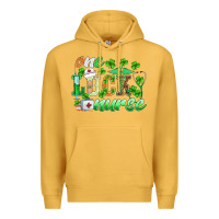 Mustard st.patricks one lucky nurse Premium Hoodie - BarkalooDesign