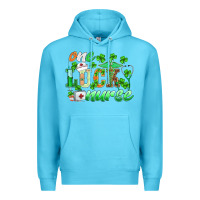 Ocean Blue st.patricks one lucky nurse Premium Hoodie - BarkalooDesign