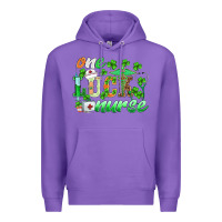 Purple st.patricks one lucky nurse Premium Hoodie - BarkalooDesign
