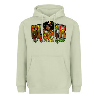 Matcha Black is beautiful juneteenth Heavyweight Hoodie - Zillion Design Studio