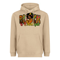 Mushroom Black is beautiful juneteenth Heavyweight Hoodie - Zillion Design Studio