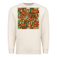 Christmas Leopard Cow With Gift Boxes Premium Sweatshirt | Teevron