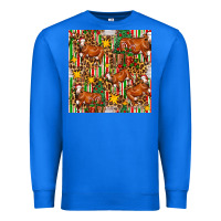 True Royal christmas leopard cow with gift boxes Premium Sweatshirt - FaDigitalArtStudio