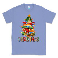 Colony Blue book christmas tree merry christmas Classic Tee - Zillion Design Studio
