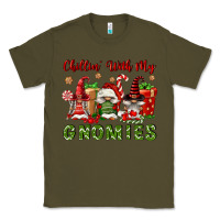 Army Green Chillin' With My Gnomies Classic Tee - FaDigitalArtStudio