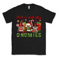 Black Chillin' With My Gnomies Classic Tee - FaDigitalArtStudio