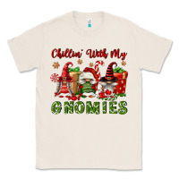 Natural Chillin' With My Gnomies Classic Tee - FaDigitalArtStudio