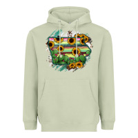 Matcha Iowa State Map Heavyweight Hoodie - RanaPortraitStore