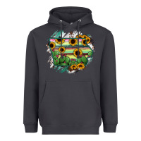 Smoke Iowa State Map Heavyweight Hoodie - RanaPortraitStore