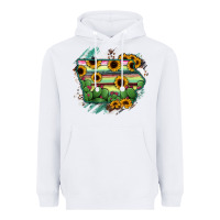 White Iowa State Map Heavyweight Hoodie - RanaPortraitStore