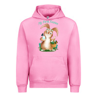 Fuchsia Pink Babies First Easter Boys Urban Hoodie - Jasminsmagicworld