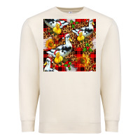 Sandshell christmas leopard duck Premium Sweatshirt - FaDigitalArtStudio