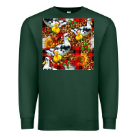 Sports Green christmas leopard duck Premium Sweatshirt - FaDigitalArtStudio