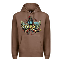 Chestnut oh my stars america wings Premium Hoodie - NancyCooperArtShop