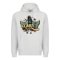 Dove Grey oh my stars america wings Premium Hoodie - NancyCooperArtShop
