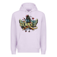 Lilac oh my stars america wings Premium Hoodie - NancyCooperArtShop