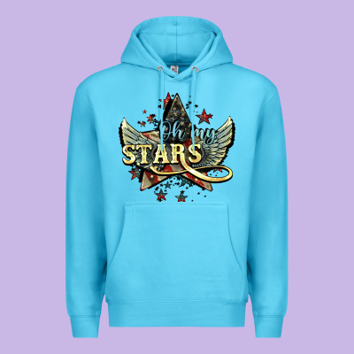 Oh My Stars America Wings Premium Hoodie Designed By Nancycooperartshop