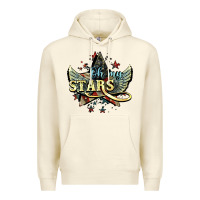 Sandshell oh my stars america wings Premium Hoodie - NancyCooperArtShop