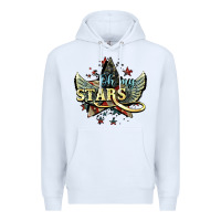 White oh my stars america wings Premium Hoodie - NancyCooperArtShop