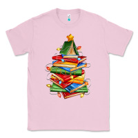 Bubblegum Pink book christmas tree Classic Tee - Zillion Design Studio