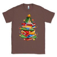 Chestnut book christmas tree Classic Tee - Zillion Design Studio