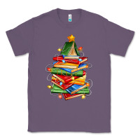 Lavender book christmas tree Classic Tee - Zillion Design Studio