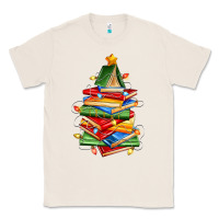Natural book christmas tree Classic Tee - Zillion Design Studio