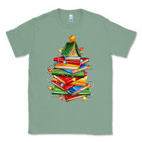 Sage book christmas tree Classic Tee - Zillion Design Studio