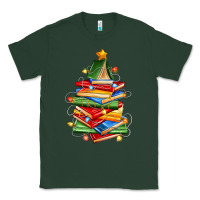 Sports Green book christmas tree Classic Tee - Zillion Design Studio