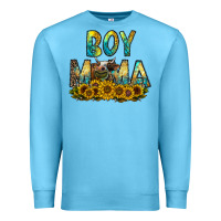 Ocean Blue boy mama Premium Sweatshirt - CowhideDigitalArt