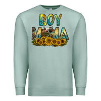 Seafoam boy mama Premium Sweatshirt - CowhideDigitalArt