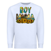 White boy mama Premium Sweatshirt - CowhideDigitalArt