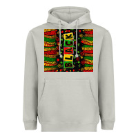 Moon Dust Black license letters  juneteenth Heavyweight Hoodie - Zillion Design Studio