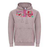 Vintage Zinc floral love and kiss Vintage Hoodie - AdoDesignShop