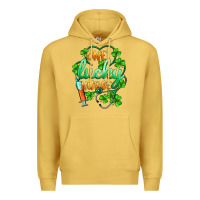 Antique Gold st.patricks one lucky nurse Premium Hoodie - BarkalooDesign