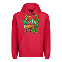 Cardinal st.patricks one lucky nurse Premium Hoodie - BarkalooDesign