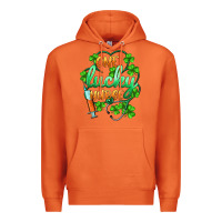 Carrot st.patricks one lucky nurse Premium Hoodie - BarkalooDesign