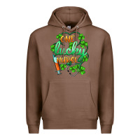 Chestnut st.patricks one lucky nurse Premium Hoodie - BarkalooDesign