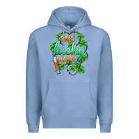 Colony Blue st.patricks one lucky nurse Premium Hoodie - BarkalooDesign