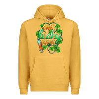 Mustard st.patricks one lucky nurse Premium Hoodie - BarkalooDesign