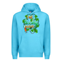 Ocean Blue st.patricks one lucky nurse Premium Hoodie - BarkalooDesign