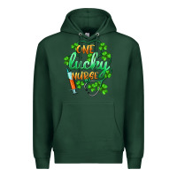 Sports Green st.patricks one lucky nurse Premium Hoodie - BarkalooDesign