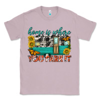 Lilac home is where  you park it Classic Tee - texasbilliewilder