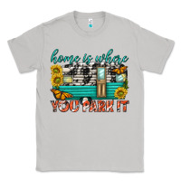 Moon Dust home is where  you park it Classic Tee - texasbilliewilder
