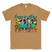 Toasted Coconut home is where  you park it Classic Tee - texasbilliewilder